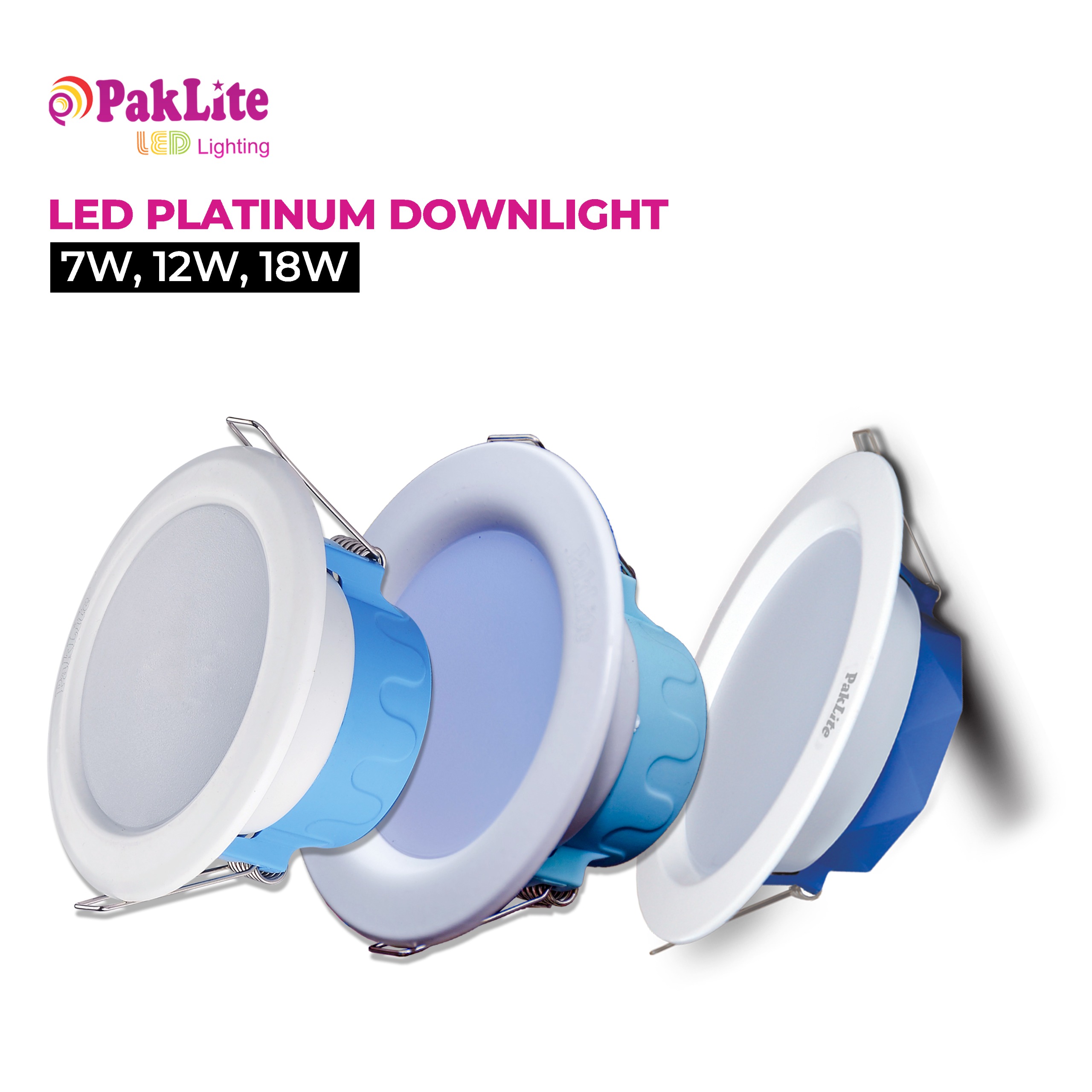 PakLite LED Platinum Downlight – 7W (3 Inch)