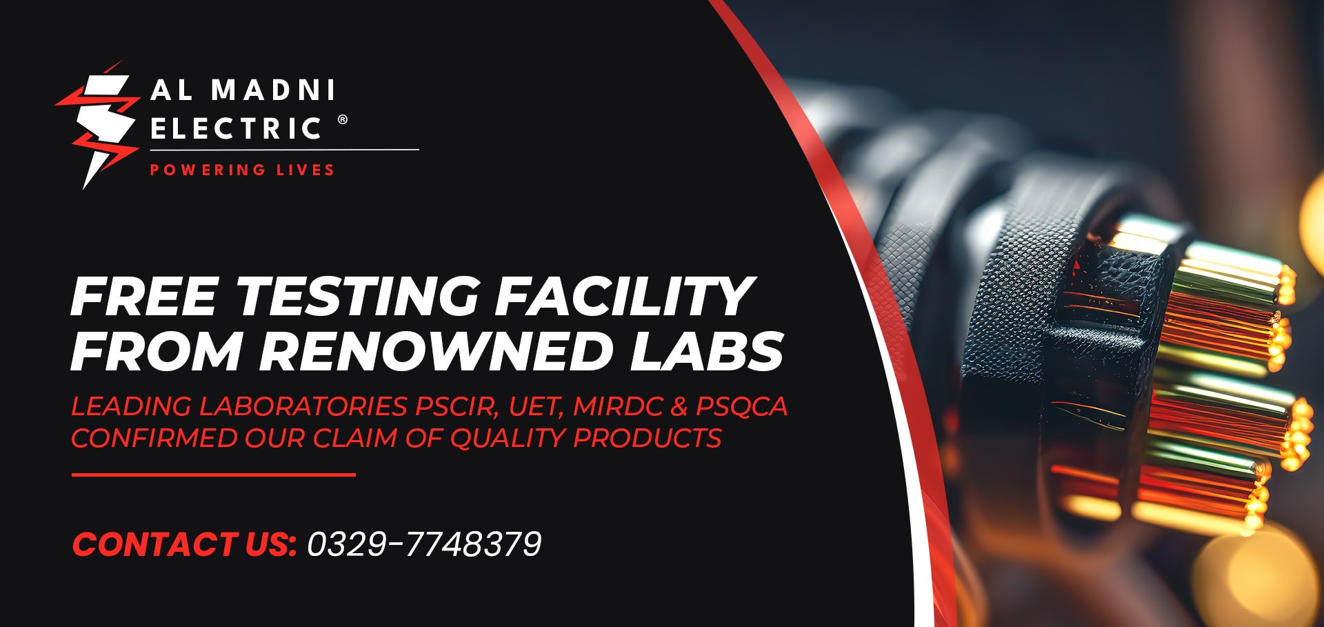 Al Madni Electric Banner